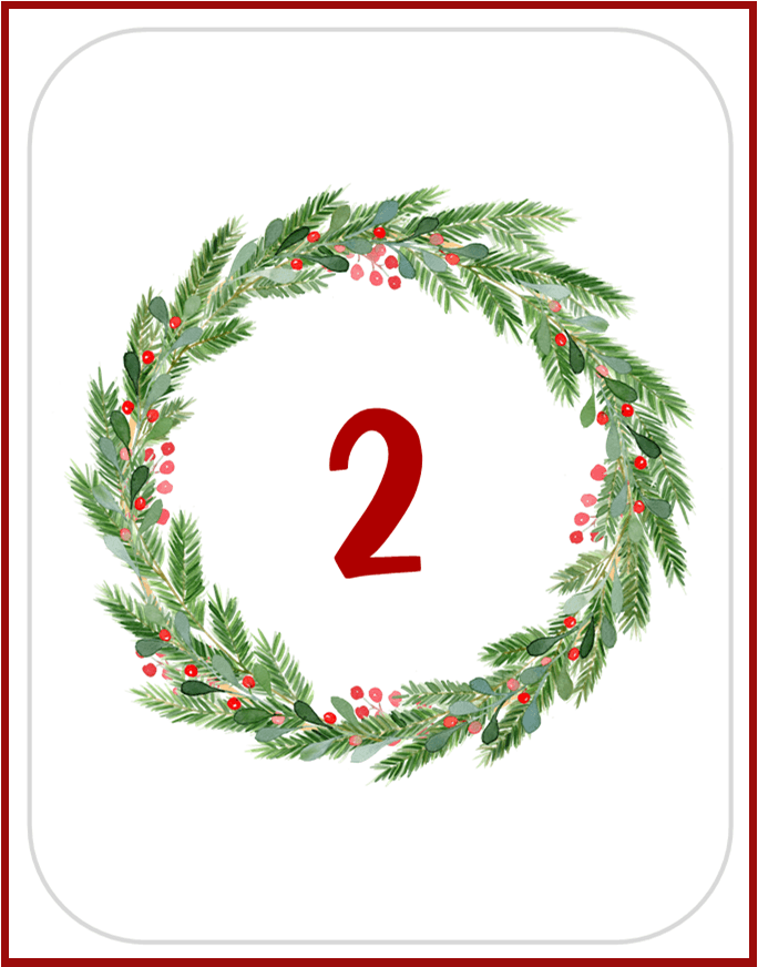 NAMES OF CHRIST ADVENT CALENDAR SET OF 26 CARDS W/PLASTIC EASEL -- BOOK OF MORMON AND BIBLE (KING JAMES)