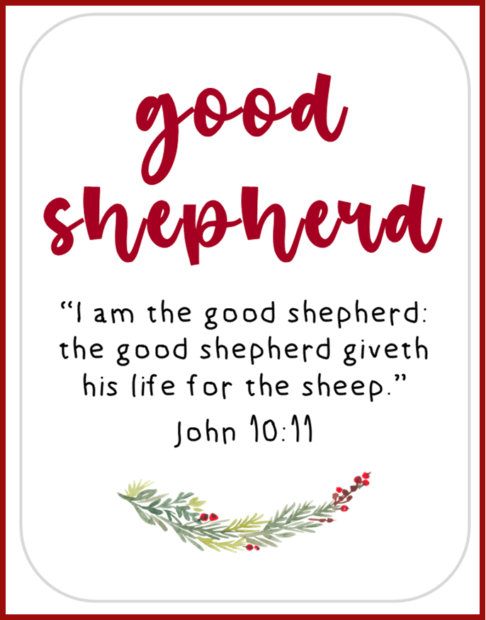 NAMES OF CHRIST ADVENT CALENDAR SET OF 26 CARDS W/PLASTIC EASEL -- BOOK OF MORMON AND BIBLE (KING JAMES)