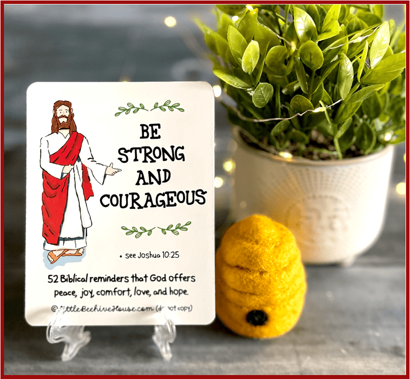 BE STRONG AND COURAGEOUS CARD SET -- BIBLE (NIV)