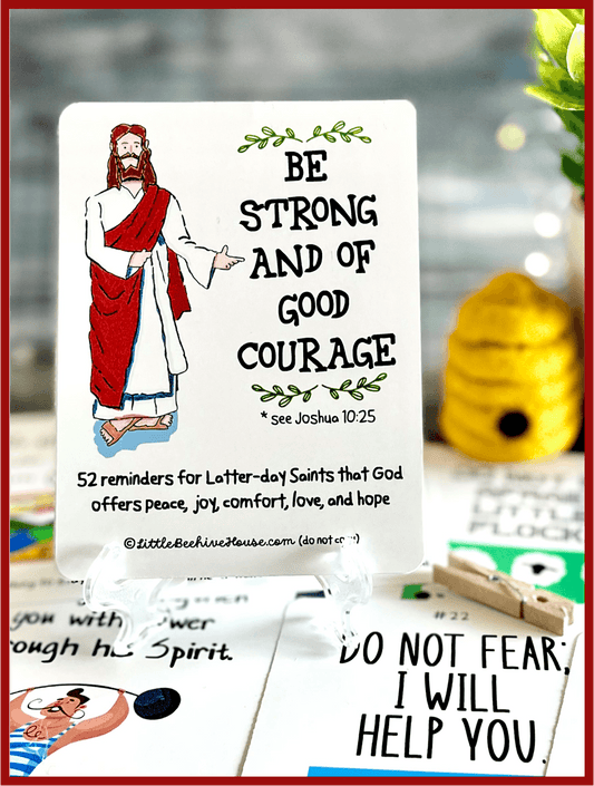 BE STRONG AND OF GOOD COURAGE CARD SET -- LATTER-DAY SAINT VERSION