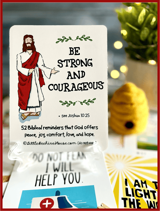 BE STRONG AND COURAGEOUS CARD SET -- BIBLE (NIV)